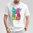Dinosaur Read Book Lover Dino Reading Kids Premium Tri-Blend T-Shirt Unique Gifts Dinosaur Read Book Lover Dino Reading Kids Premium Tri-Blend T-Shirt Unique Gifts