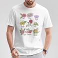 Disney Princesses Types Of Flowers Textbook Poster T-Shirt Unique Gifts Disney Princesses Types Of Flowers Textbook Poster T-Shirt Unique Gifts
