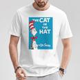 Dr Seuss The Cat In The Hat Book Cover T-Shirt Unique Gifts