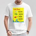 Dr Seuss One Fish Two Fish Book Cover Premium Tri-Blend T-Shirt Unique Gifts