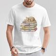 Easily Distracted By Books And Cats T-Shirt Unique Gifts Easily Distracted By Books And Cats T-Shirt Unique Gifts