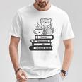 Easily Distracted Cats And Books T-Shirt Unique Gifts