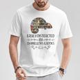 Easily Distracted By Chameleons And Books T-Shirt Unique Gifts