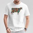 Easily Distracted By Cows & Books Lover Heifer Farm T-Shirt Unique Gifts