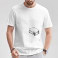 Easily Distracted By Dogs Books Reader Saying T-Shirt Unique Gifts
