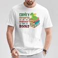 Easily Distracted By Dragons And Books Book Nerd Reading T-Shirt Unique Gifts