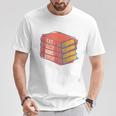 Eat Sleep Books Repeat Book Lover Reading Bookworm Teacher T-Shirt Unique Gifts
