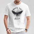 Edgar Allan Poe Nevermore The Raven Quote Literary Book T-Shirt Unique Gifts Edgar Allan Poe Nevermore The Raven Quote Literary Book T-Shirt Unique Gifts