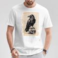 Edgar Allan Poe Raven Gothic Book Lover T-Shirt Unique Gifts