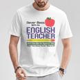 English Teacher Humor Reading Books Vocabulary Grammar T-Shirt Unique Gifts English Teacher Humor Reading Books Vocabulary Grammar T-Shirt Unique Gifts