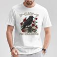 F-CAW-F I'm Reading Crow Book Lover Introvert Meme T-Shirt Unique Gifts