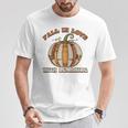 Fall In Love With Learning Books Pumpkin Autum Thanksgiving T-Shirt Unique Gifts Fall In Love With Learning Books Pumpkin Autum Thanksgiving T-Shirt Unique Gifts