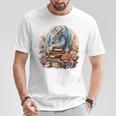 Fantasy Dragon Books Floral Boho Bookworm T-Shirt Unique Gifts Fantasy Dragon Books Floral Boho Bookworm T-Shirt Unique Gifts