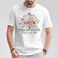 Floral Book A New Chapter Begins Retired 2026 Retirement T-Shirt Unique Gifts Floral Book A New Chapter Begins Retired 2026 Retirement T-Shirt Unique Gifts