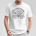 Floral Book a New Chapter Begins Retired Retirement Teacher T-Shirt Unique Gifts