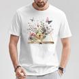 Flowers Gardening And Book Reading Lover T-Shirt Unique Gifts Flowers Gardening And Book Reading Lover T-Shirt Unique Gifts