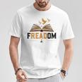Freadom Anti Banned Books Lovers Reading Librarian Bookworm T-Shirt Unique Gifts