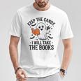 Halloween Keep The Candy I'Ll Take Books Ghost Book Lovers T-Shirt Unique Gifts Halloween Keep The Candy I'Ll Take Books Ghost Book Lovers T-Shirt Unique Gifts