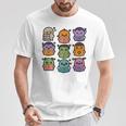 Halloween Monsters Reading Books Pattern Spooky Kawaii Anime Premium Tri-Blend T-Shirt Unique Gifts Halloween Monsters Reading Books Pattern Spooky Kawaii Anime Premium Tri-Blend T-Shirt Unique Gifts