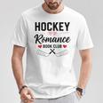 Hockey Romance Book Club Reader Sports Love Reading Premium Tri-Blend T-Shirt Unique Gifts