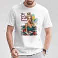 Hot Girls Read Books Spicy Bookish Girl Dark Romance Reader T-Shirt Unique Gifts