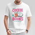 Iced Coffee & Books Reading Lover Trendy Summer Premium Tri-Blend T-Shirt Unique Gifts