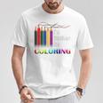 I'd Rather Be Coloring Adult Coloring Book T-Shirt T-Shirt Unique Gifts I'd Rather Be Coloring Adult Coloring Book T-Shirt T-Shirt Unique Gifts