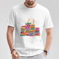 I'm Fine Reading Books Reader Book Lover Librarian T-Shirt Unique Gifts