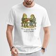 It’s A Good Day To Read A Book – Reading Frog T-Shirt Unique Gifts