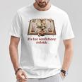 It’s Too Nonfictiony Outside Fantasy Fictional Book Lover T-Shirt Unique Gifts It’s Too Nonfictiony Outside Fantasy Fictional Book Lover T-Shirt Unique Gifts