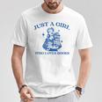 Just a Girl Who Loves Books Book Lover Bookish T-Shirt Unique Gifts Just a Girl Who Loves Books Book Lover Bookish T-Shirt Unique Gifts