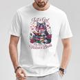 Just A Girl Who Loves Books And Wolves Librarian Teacher T-Shirt Unique Gifts