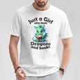 Just a Girl Who Loves Dragons And Books Dragon For Kids T-Shirt Unique Gifts Just a Girl Who Loves Dragons And Books Dragon For Kids T-Shirt Unique Gifts