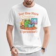 Just One More Chapter Bookish Book Kawaii Frog Reading Book T-Shirt Unique Gifts