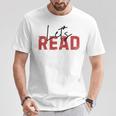 Let's Read National Read A Book Day Reading Month Freedom T-Shirt Unique Gifts