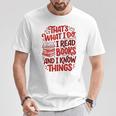 Librarian Book Lover Men Women Reading T-Shirt Unique Gifts Librarian Book Lover Men Women Reading T-Shirt Unique Gifts