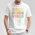 Library Book Fair Vibe Groovy Retro School Reading Nostalgic T-Shirt Unique Gifts
