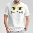 Library Teacher Reading Day Book Character Costume Blue Cat T-Shirt Unique Gifts