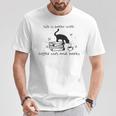 Life With Good Literature Coffee Cats And Books T-Shirt Unique Gifts Life With Good Literature Coffee Cats And Books T-Shirt Unique Gifts
