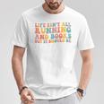 Life Isn't All Running And Reading Book Lover Runner Premium Tri-Blend T-Shirt Unique Gifts