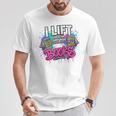 I Lift So I Can Carry More Books Reader Librarian Premium Tri-Blend T-Shirt Unique Gifts