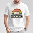 Take A Look It's In A Book Kids Reading Retro Library T-Shirt Unique Gifts