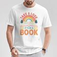 Take A Look It's In A Book Retro Reading Book Lover Premium Tri-Blend T-Shirt Unique Gifts