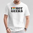 I Love Hot Geeks Cute Pride Gamer Book Nerd Fandom Fan Premium Tri-Blend T-Shirt Unique Gifts I Love Hot Geeks Cute Pride Gamer Book Nerd Fandom Fan Premium Tri-Blend T-Shirt Unique Gifts