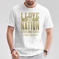 I Love My Nation And Comic Books – Patriotic American Premium Tri-Blend T-Shirt Unique Gifts