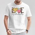 Love My Students Book Pencil Apple Back To School T-Shirt Unique Gifts Love My Students Book Pencil Apple Back To School T-Shirt Unique Gifts