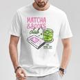 Matcha & Books Club Green Tea Latte Lovers T-Shirt Unique Gifts Matcha & Books Club Green Tea Latte Lovers T-Shirt Unique Gifts
