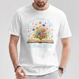 New Chapter Begins Retired 2026 Watercolor Floral Book Women Premium Tri-Blend T-Shirt Unique Gifts