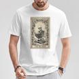 Occult Reader Tarot Card Book Lover Skeleton Reading T-Shirt Unique Gifts Occult Reader Tarot Card Book Lover Skeleton Reading T-Shirt Unique Gifts