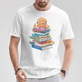 Octopus Reading Bookworm Book Reading Octopus Lover T-Shirt Unique Gifts Octopus Reading Bookworm Book Reading Octopus Lover T-Shirt Unique Gifts